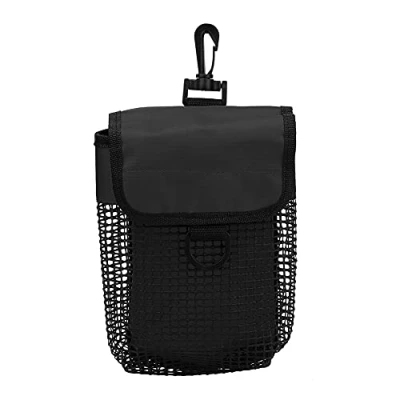 Afbeelding van Mesh duiktas voor duiken of snorkelen, Heavy Duty plunjezak Snorkeluitrusting Outdoor Draagbaar lichtgewicht Gear pakket met gesp onderwatervissen Strand en sportuitrusting(zwart)