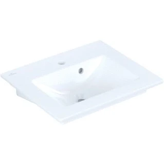 Afbeelding van Villeroy en boch venticello fontein 50 x 42 cm wit 1 kraangat met overloop 41245001