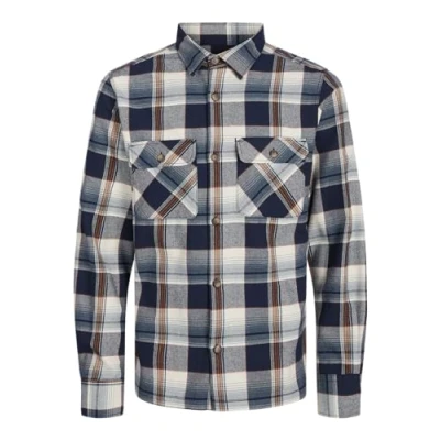 Afbeelding van JACK&amp;JONES JJDARREN FLANNEL OVERSHIRT LS Heren Overhemd Maat M