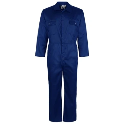 Afbeelding van Fort Workforce Overall Large Royal Blue 210gsm Zakken met studs Comfortabel werkpak Duurzame Heren Overalls Werkoverall voor