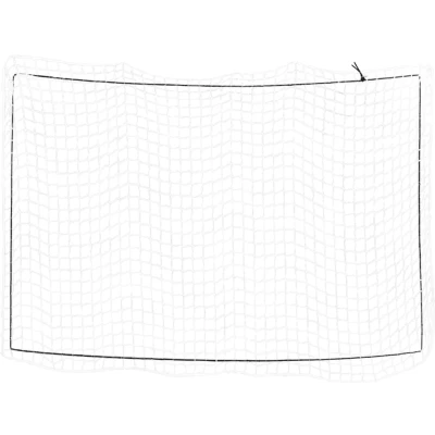Afbeelding van vidaXL Aanhangwagennet elastisch touw 5x3,5 m polypropeen wit