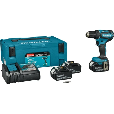 Afbeelding van Makita DDF485RF3J 18 Boor en schroefmachine brushless 3,0 Ah accu (3 st), snellader, M box
