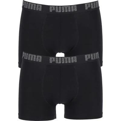 Afbeelding van 2 x Puma Boxershort Basic Zwart maat L