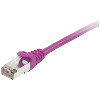 Afbeelding van Equip Patchkabel RJ45 S/FTP Cat6 (SSTP) PIMF HF polybag 0,50 m lila