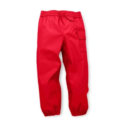 Afbeelding van Hatley Kids Splash Broek Regenbroek, Rood, 3 jaar