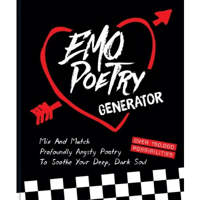 Afbeelding van Emo Poetry Generator: Mix and Match Profoundly Angsty to Soothe Your Deep, Dark Soul