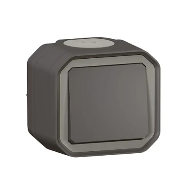 Afbeelding van Legrand 069761L Compleet Spatwaterdicht schakelmateriaal Plexo Grijs
