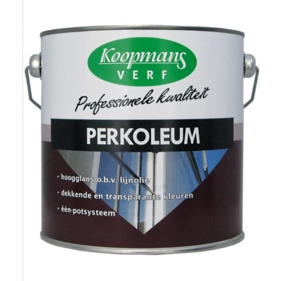 Afbeelding van Koopmans Perkoleum Hoogglans Dekkend Ready Mixed 2,5 ltr 234 antiekwit Buitengevel &amp; Tuin