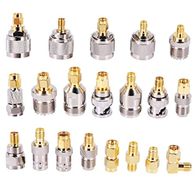 Afbeelding van Hagsnec SMA naar BNC N F UHF Type Schakelaars Kits RF Adapter 20 Type,SMA Wijfje Mannelijk,SMA Vrouwelijk