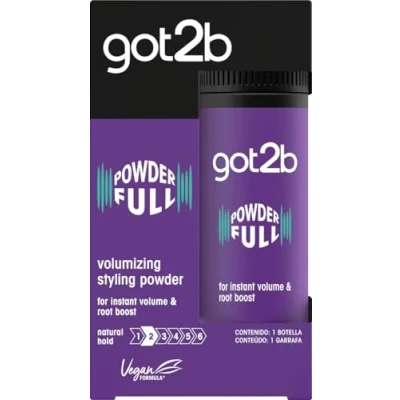 Afbeelding van Schwarzkopf got2b POWDER&#039;ful Volumising Unisex Styling Poeder, voor Instant Volume en Root Boost, veganistisch, 10 g Pack van 6