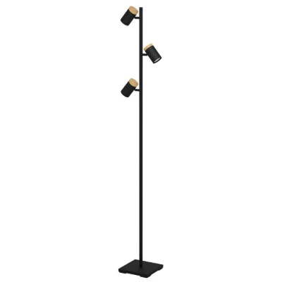 Afbeelding van Stars of Light Zwarte leeslamp Cartagena 3 lichts 390071