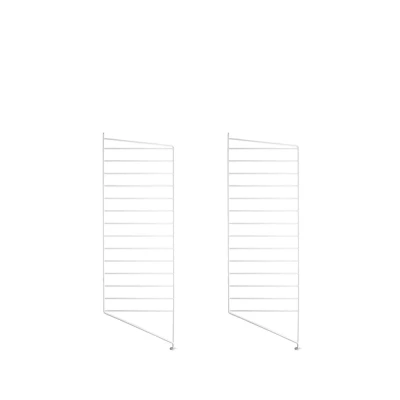 Afbeelding van String vloerpaneel wit, 85x30 cm, 2 pack