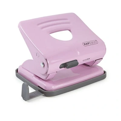 Afbeelding van Rapesco 1358 825 2 gaats Metalen Perforator, 25 Vel Nietcapaciteit, Zuurstok roze