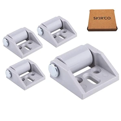 Afbeelding van SKIR&#039;CO (Pack van 4 stuks) Kleine 15 mm meubelwielen, rubberen wielen, niet draaibare, vaste eenrichtingsrichting (4)