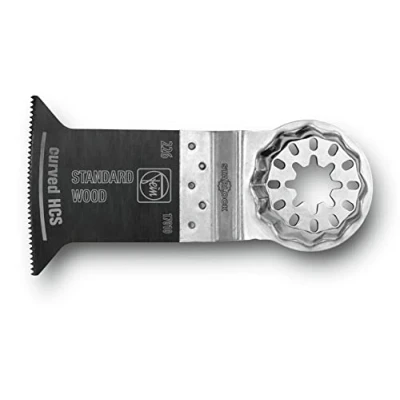 Afbeelding van FEIN E Cut standaard zaagblad Curves, VE 3 st., breedte 50 mm, lengte opname Starlock, geschrankte vertanding, voor alle werkzaamheden met hout , gipsplaat en kunststofmaterialen.