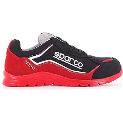 Afbeelding van Sparco Teamwork Scarpa Antinfortunistica Da Lavoro Bassa PER UOMO E Donna Nitro S3 SRC, brandwerende laarzen voor volwassenen, uniseks, 38 EU