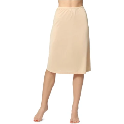 Afbeelding van Bellivalini BLV ME 4141 Dames Onderrok lang elastisch licht Viscose Beige S