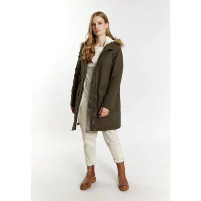 Afbeelding van Dreimaster SET Altiplano Winterjas, Dames, Maat: 38, Dunkeloliv
