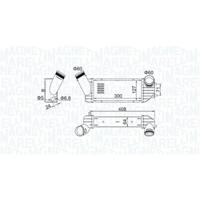 Afbeelding van Magneti Marelli Interkoeler 351319204340