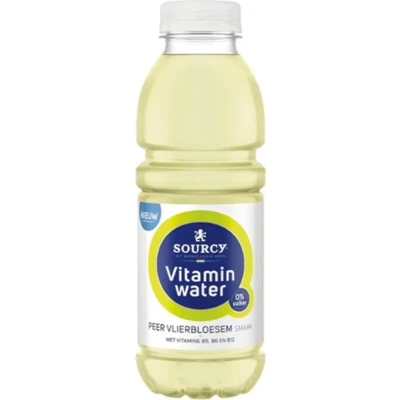 Afbeelding van Sourcy Vitaminwater Peer/vlierbloesem Met Kamille Extract Relax Pet 50 Cl
