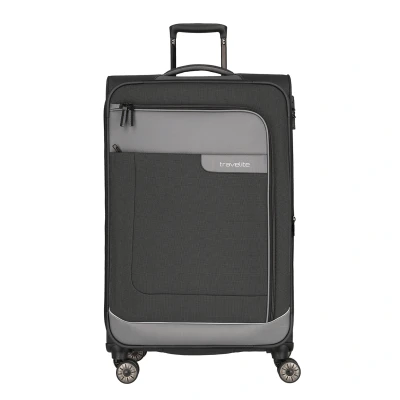 Afbeelding van Travelite Viia 4 Wheel Trolley L Expandable anthracite Zachte koffer