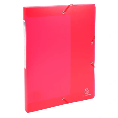 Afbeelding van Opbergdoos, polypropyleen, chroom 24x32 Rood