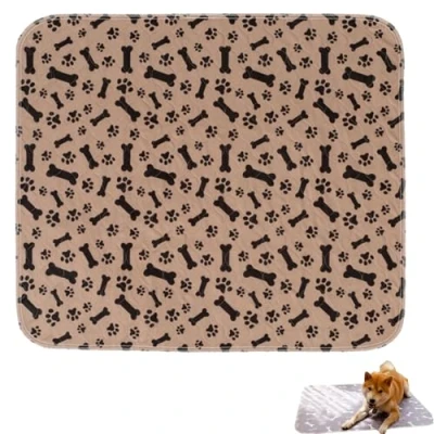 Afbeelding van Puppy Pad Reusable Pee Pad,Puppy Reusable,Puppy Training Pads,Puppypad Pads With Super Absorbent (70*80,Brown)