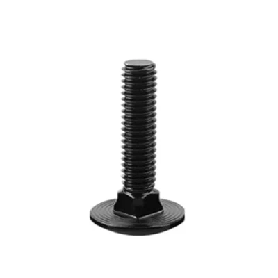 Afbeelding van Zwart 304 Roestvrij Staal M3 M4 M5 M6 M8 M10 M12 Slotbouten Truss Ronde Kop Vierkante Hals Vervoer schroeven Bolt(M6x20mm 10pcs)