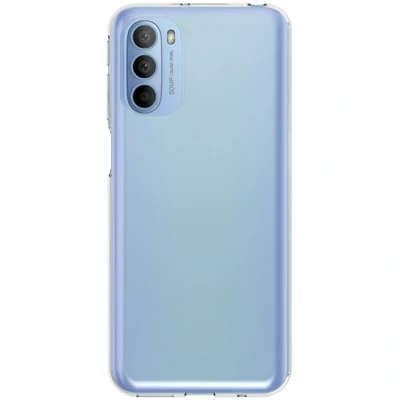 Afbeelding van Motorola Moto G31 Hoesje Siliconen en TPU (zacht) iMoshion Softcase/Backcover Transparant Telefoonhoesje