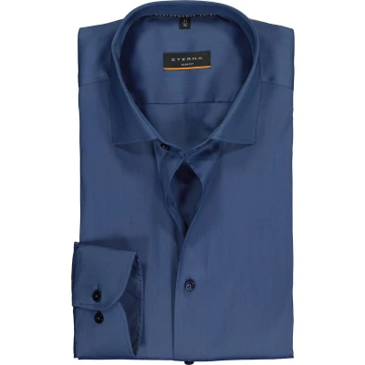 Afbeelding van Eterna Performance Shirt SLIM FIT Zakelijk overhemd, Heren, Maat: 44x67, Rauchblau