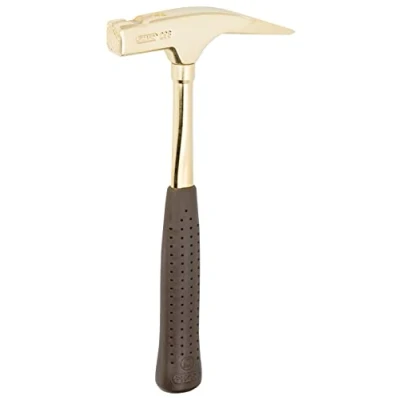 Afbeelding van Picard Type 298 vergulde latthamer 600 gram hoofdgewicht, geruwde baan, timmermanshamer met magnetische nagelhouder, anti vibratiegreep,