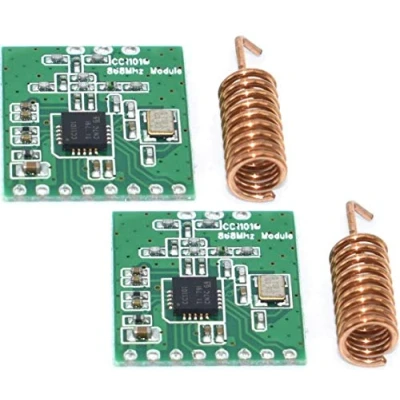 Afbeelding van TECNOIOT 2 stuks CC1101 868MHz draadloze module lange afstandstransmissie met antenne