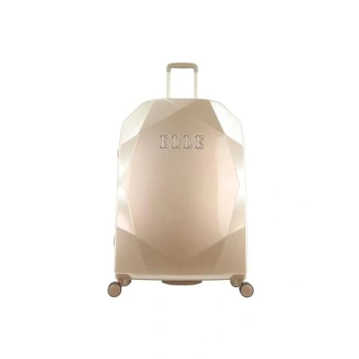 Afbeelding van ELLE Diamond Harde Koffer / Trolley Reiskoffer 76.5 cm (Large) Taupe