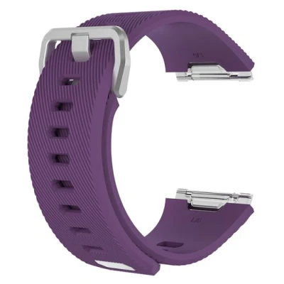 Afbeelding van Fitbit Ionic siliconen bandje met gesp Maat: Small paars