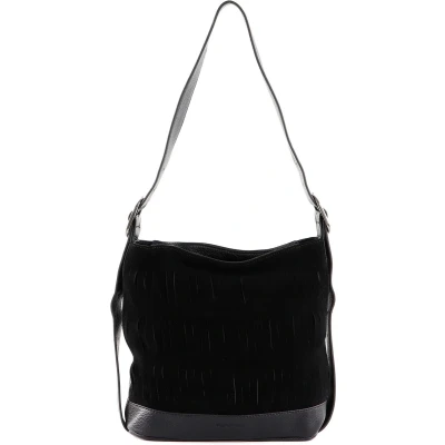 Afbeelding van FREDsBRUDER Leren Schoudertas Rigla Crossbody Black Zwart