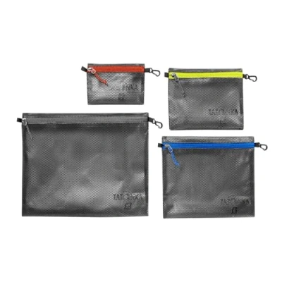 Afbeelding van Tatonka Unisex volwassenen Zip Pouch Set IV tas, zwart