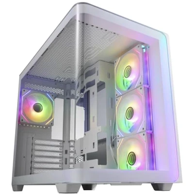 Afbeelding van Fortron Midi CMT580 WA /M ATX/M ITX o.N. (ITX, ATX), PC behuizing, Wit