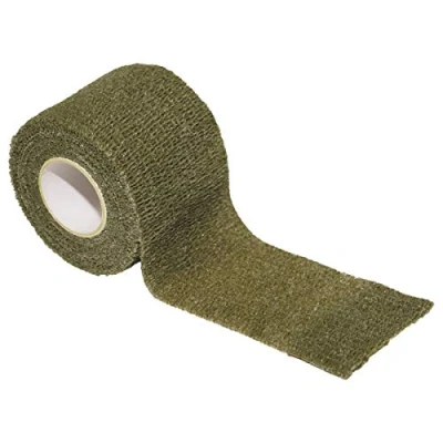 Afbeelding van MFH Kleding stof Zelfklevend Camo Plakband 5cm x 4.5m OD Groen