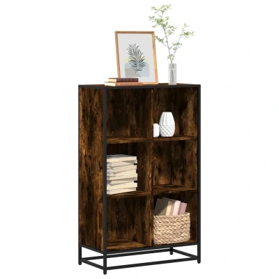 Afbeelding van vidaXL Boekenkast 65,5x33x107,5 cm bewerkt hout gerookt eikenkleurig