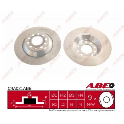 Afbeelding van ABE Remschijven C4A021ABE