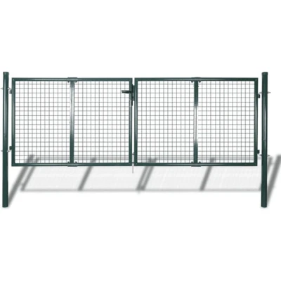 Afbeelding van Poort 306x150 cm staal groen