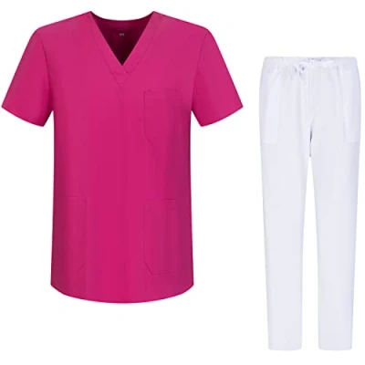 Afbeelding van MISEMIYA Sanitair slaappak, uniseks, medische uniformen, G713 6802, fuchsia 68, XS
