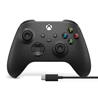 Afbeelding van Xbox Wireless Controller Carbon Black + USB C Cable