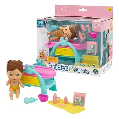 Afbeelding van Cicciobello Amicci Nursery Time Pipi Speelset voor vrienden om je luier comfortabel te verschonen, kinderen vanaf 3 jaar, Amc02000, Giochi Preziosi