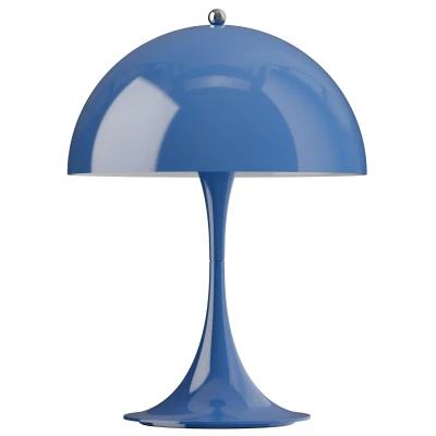 Afbeelding van Louis Poulsen Panthella Portable TafellampØ25 V3 LED Opaque Indigo Blue