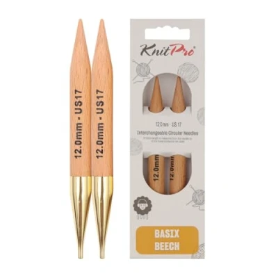 Afbeelding van Knitpro basix Birch Verwisselbare 12,00 mm cirkelvormige Breipunten 1 telling
