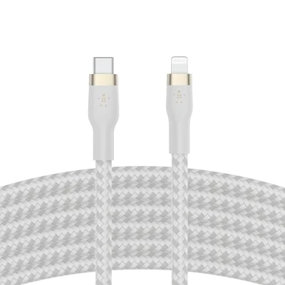 Afbeelding van Kabel USB C naar Lightning Belkin CAA011BT2MWH 2 m Wit