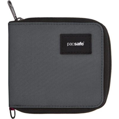 Afbeelding van PacSafe RFIDsafe Card Portemonnee Stone Grijs Moneybelts &amp; Documententasjes
