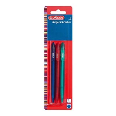 Afbeelding van Herlitz 10314979 balpen Frosted, 3 stuks