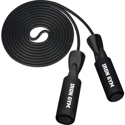 Afbeelding van Iron Gym Speed Rope Nylon Zwart, Springtouw Fitness Colour /